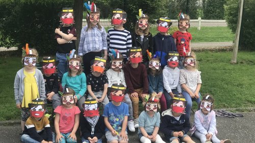 les masques sont prêts pour le voyage à la ferme du vallon